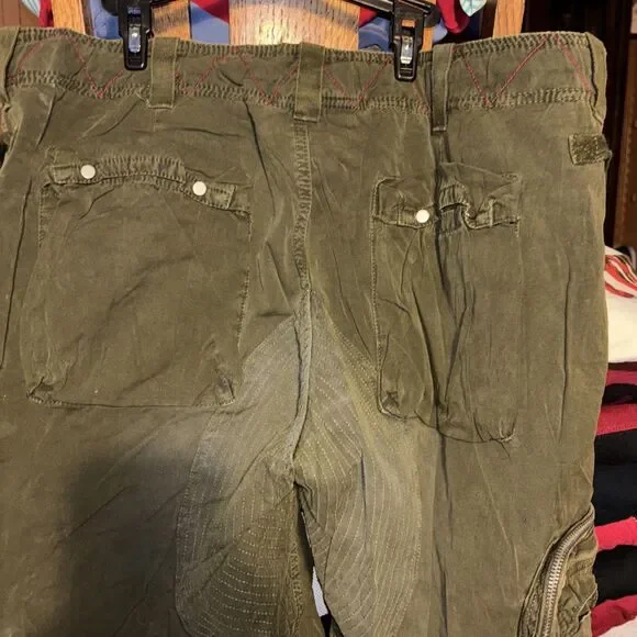 Vintage Polo Ralph Lauren Cargo Pants MENS 38x30 Paratrooper Military 90s Punk